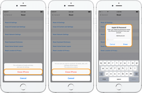 105611 how to reset your iphone 3 1 457x300 1 طريقة إعادة ضبط المصنع للآيفون وهو مغلق والريكفري مود: لكل الإصدارات