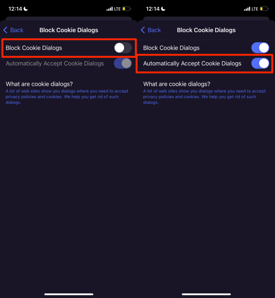 16 stop pop ups cookie dialog iphone 946x1024 1 طريقة إيقاف النوافذ المنبثقة على الجوال (أندرويد وآيفون)