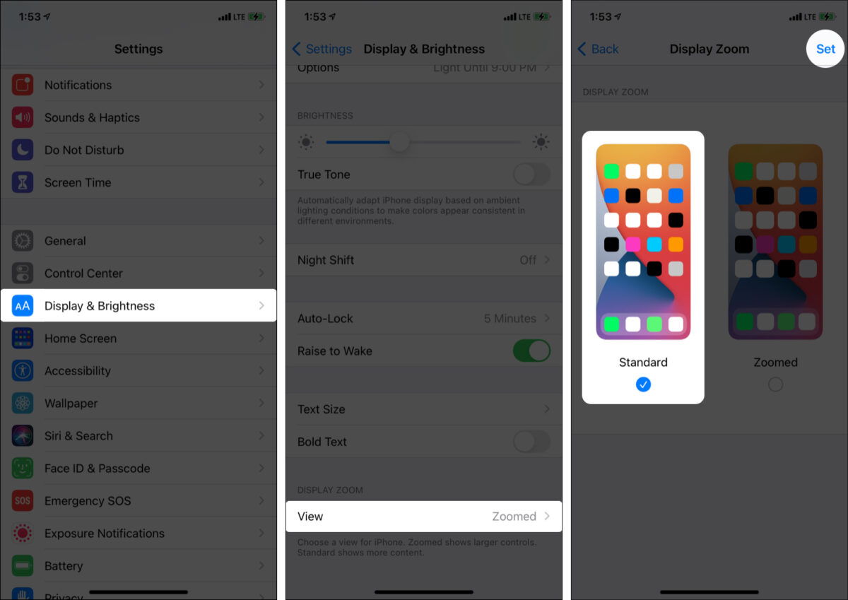 تدوير الشاشة لا يعمل في الآيفون
