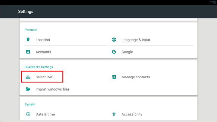 3 5 1 طريقة استخدام لوحة المفاتيح مع BlueStacks محاكي الأندرويد