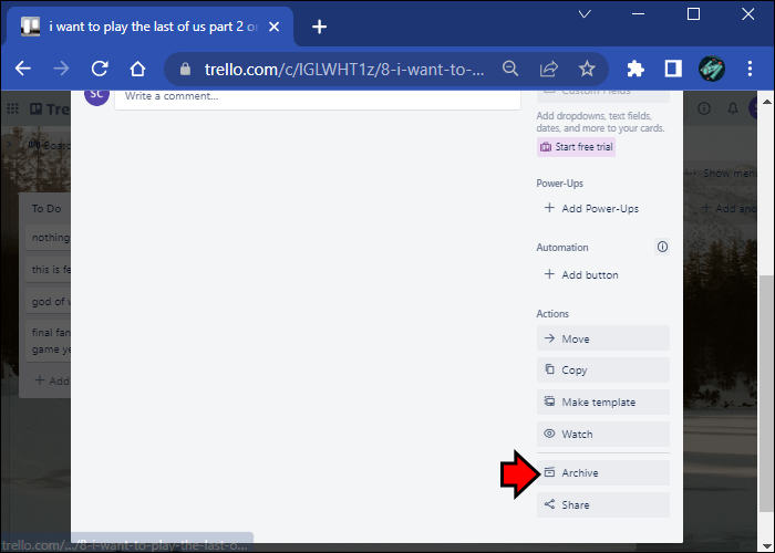 5 35 Comment supprimer une carte dans Trello