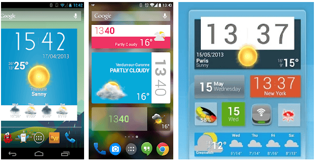 تطبيقات Widgets