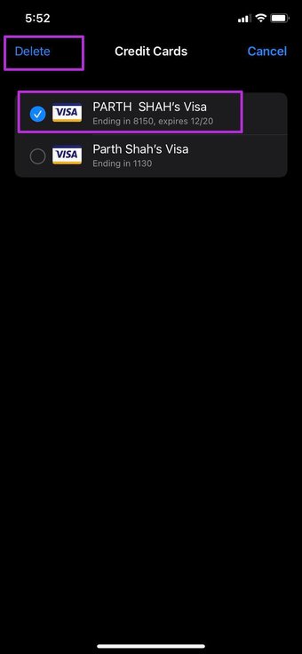 طريقة حذف بطاقة البنك من الآيفون بخطوات بسيطة 4 طريقة إزالة بطاقات الائتمان من الآيفون