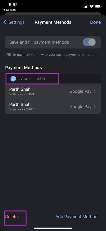 طريقة حذف بطاقة البنك من الآيفون بخطوات بسيطة 7 طريقة إزالة بطاقات الائتمان من الآيفون