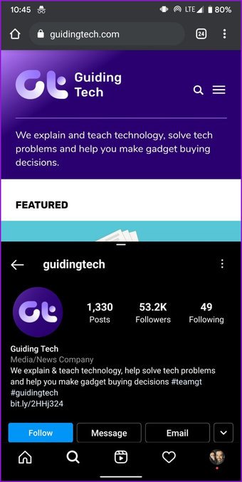 أفضل 10 خيارات لمطور برامج أندرويد يجب أن تجربها 39 تقسيم الشاشة ل Insragram