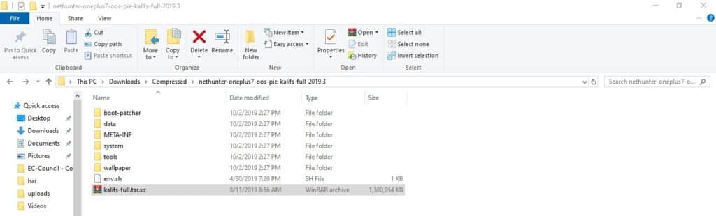61c524cebf0ee طريقة تثبيت Kali Nethunter على أندرويد - دليل خطوة بخطوة