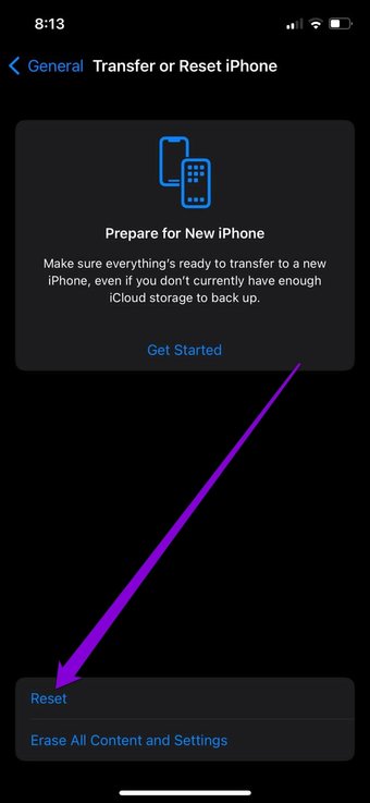 إعادة ضبط الجوال