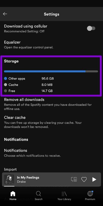 مساحة تخزين الجهاز مشغولة