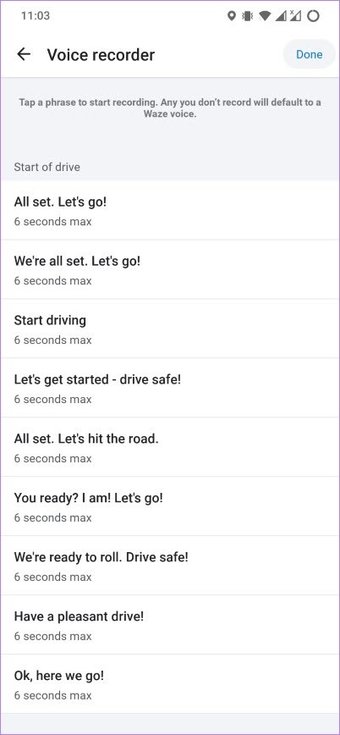 عبارات waze اوامر صوتية