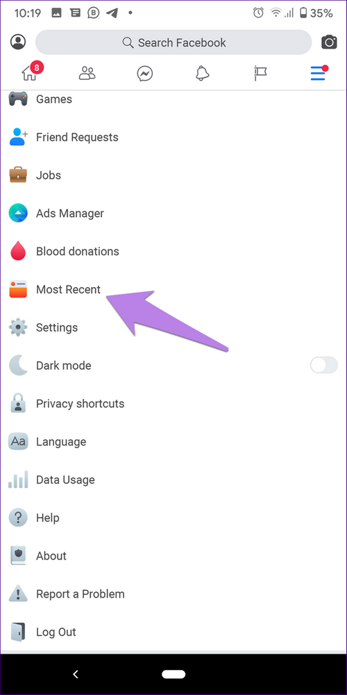 نصائح حول نصائح تطبيق فيسبوك لايت الميزات المخفية 5