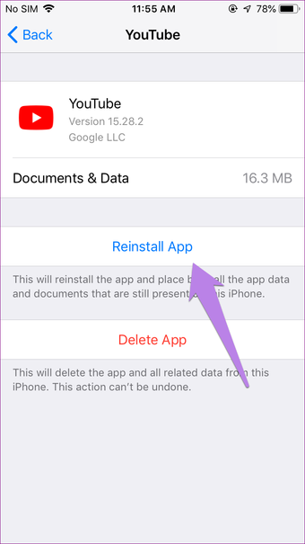 الفرق بين إلغاء تحميل وحذف التطبيق 6