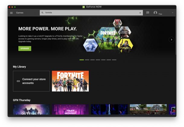 العب Fortnite مع GeForceNow