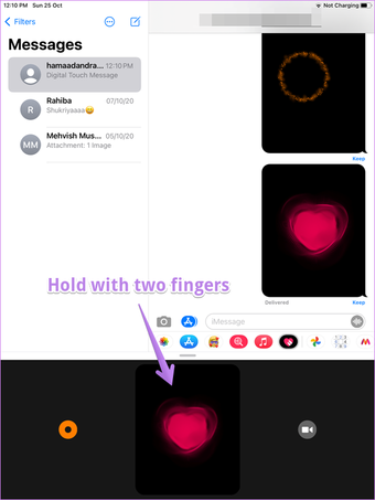 حيل نصائح Imessage مثل المؤثرات الخاصة بيو بيو 20