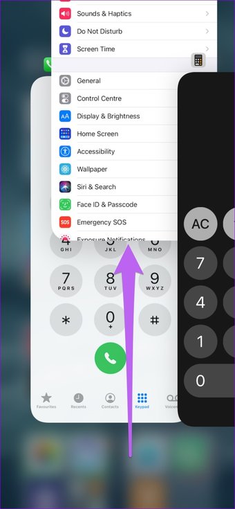 ماذا يحدث عند فرض إيقاف التطبيق