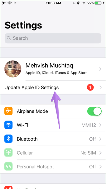 تم تسجيل خروج Imessage خطأ 6