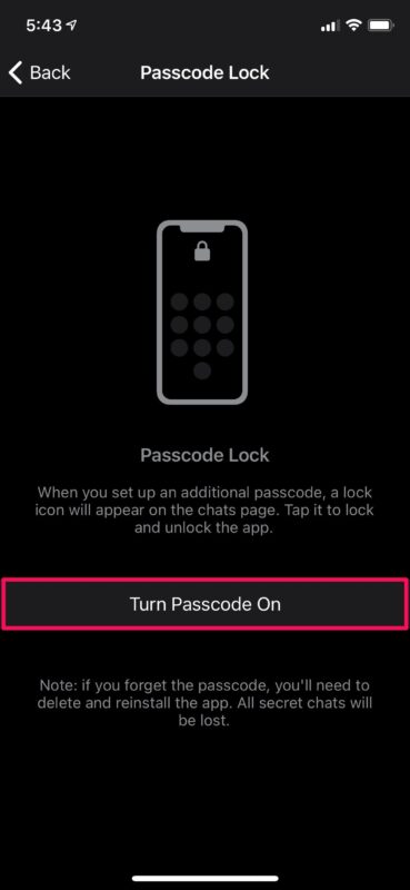 طريقة قفل محادثات تيليجرام باستخدام Face ID على آيفون