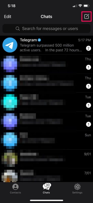 طريقة استخدام تيليجرام على آيفون و ايباد 20 طريقة استخدام تيليجرام على آيفون