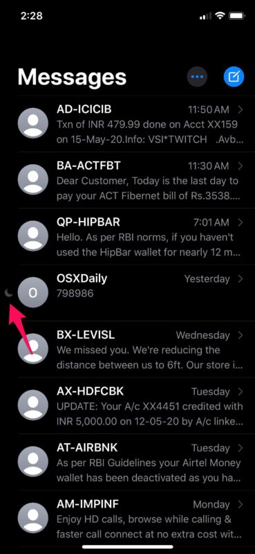 طريقة كتم صوت الرسائل في الآيفون iMessages 17 طريقة كتم صوت رسائل iMessage على آيفون