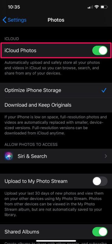 استكشاف أخطاء صور iCloud على آيفون وإصلاحها