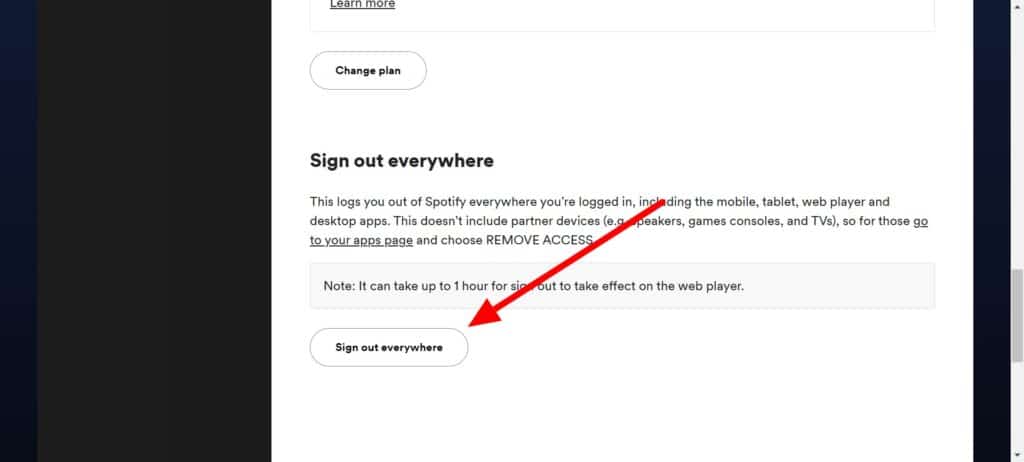 Cómo eliminar un dispositivo de Spotify 11 Sign Out Everywhere