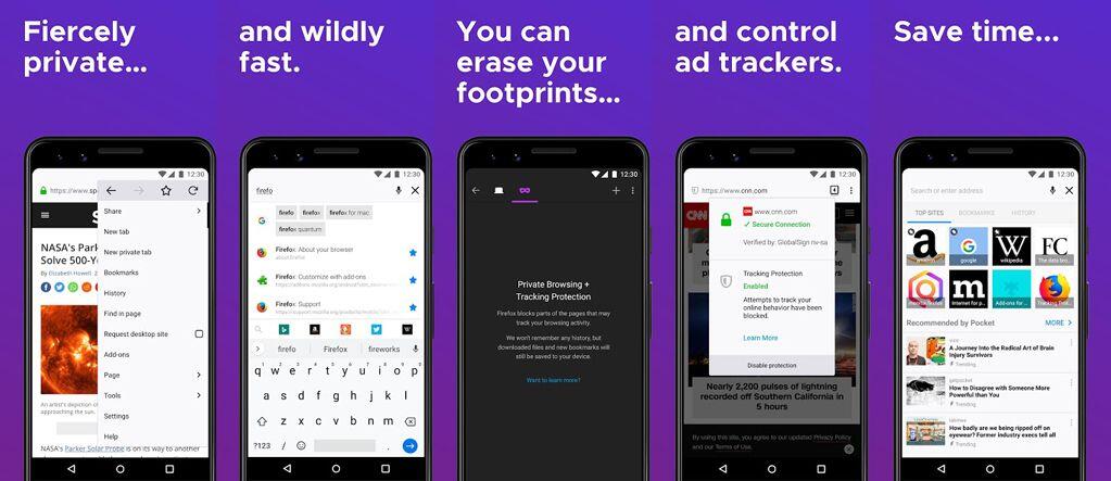 متصفح فايرفوكس اسرع متصفح أندرويد في العالم 2019