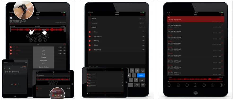 خصائص برنامج Awesome Voice Recorder