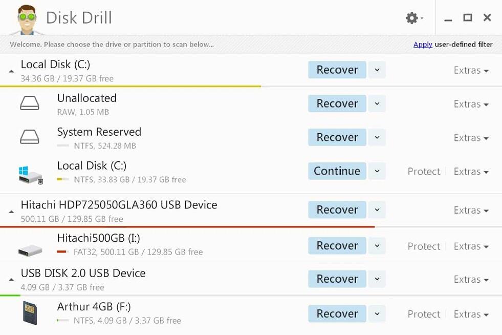 En iyi Ücretsiz Recovery Programı PC için 26 برنامج Disk Drill لاستعادة الملفات المحذوفة بجميع انواعها