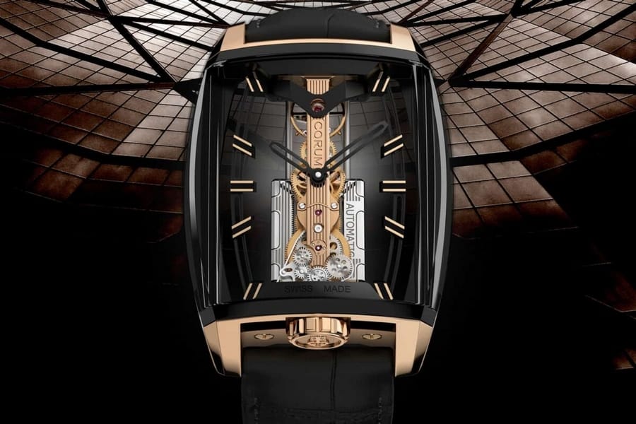 أفضل 50 علامة تجارية للساعات الفاخرة في عام 2023 130 إصدار الذكرى العاشرة لـ Corum Golden Bridge Automatic