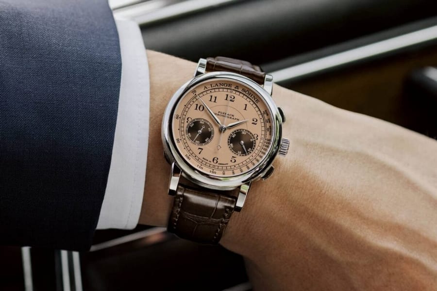 أفضل 50 علامة تجارية للساعات الفاخرة في عام 2023 132 A.Lange & Söhne Concorso Edition Salmon 1815 Chronograph