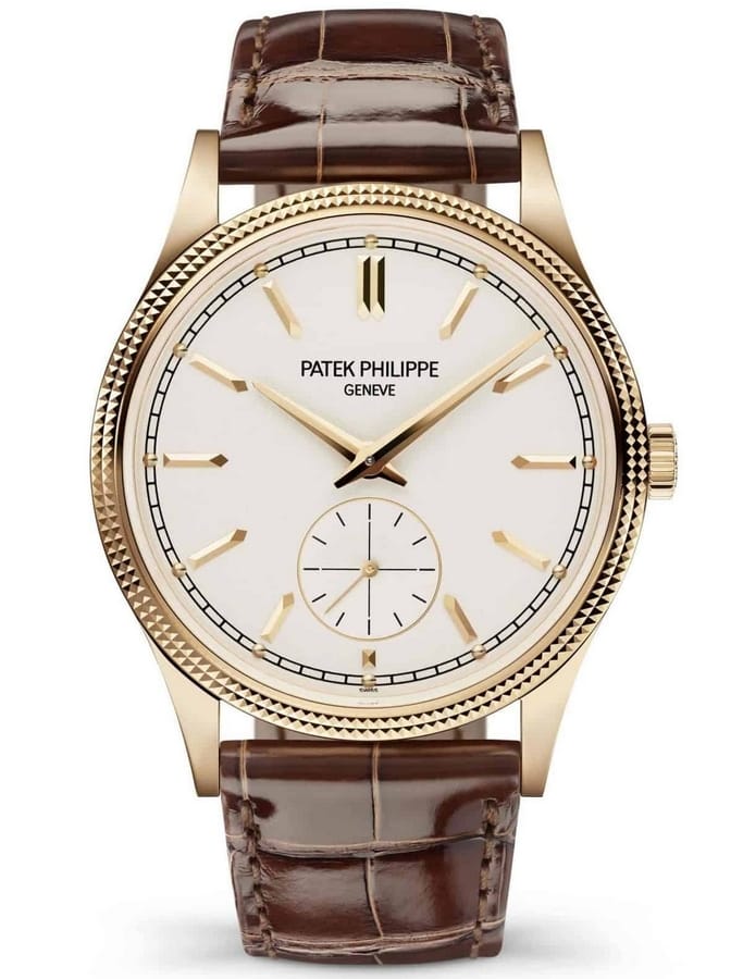 أفضل 20 ساعة باتيك فيليب Patek Philippe في عام 2023 52 Patek Philippe Calatrava “Clous de Paris” 6119
