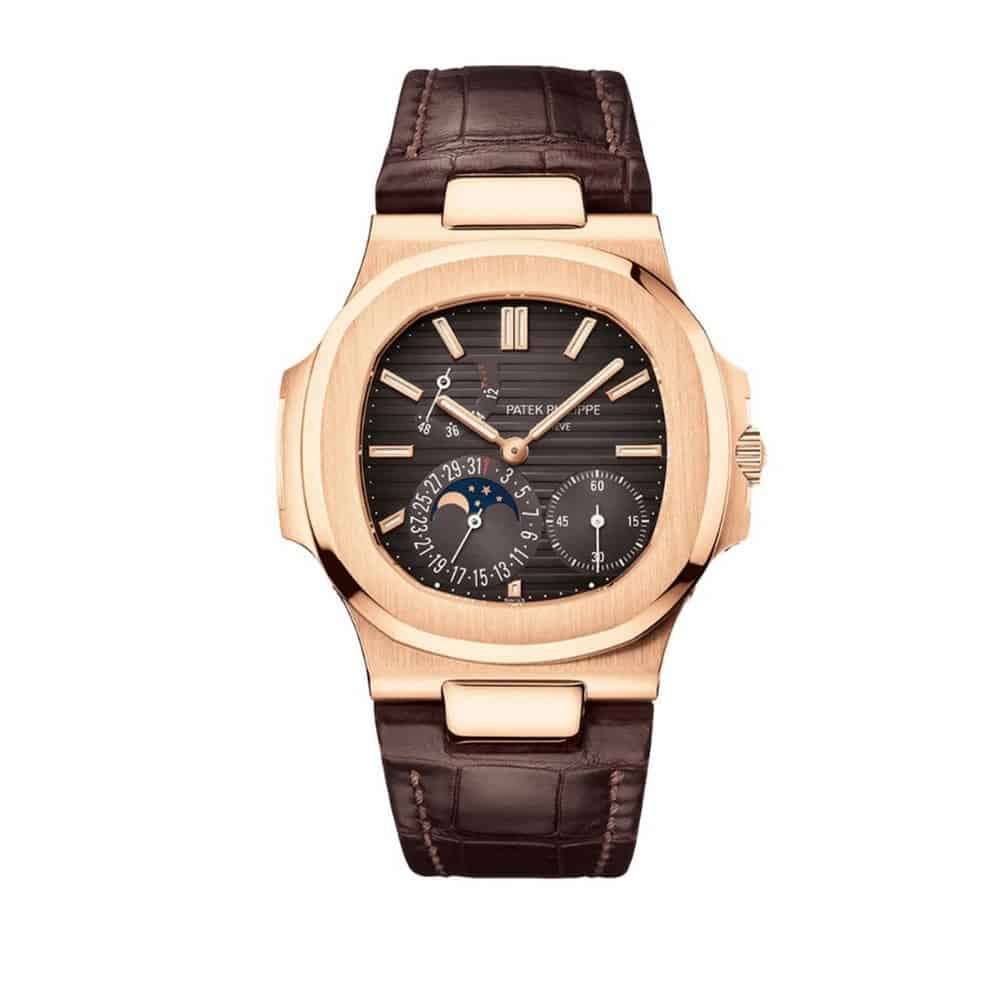 أفضل 20 ساعة باتيك فيليب Patek Philippe في عام 2023 60 Patek Philippe Nautilus ذاتي التعبئة بلون ذهبي وردي 5712R-001