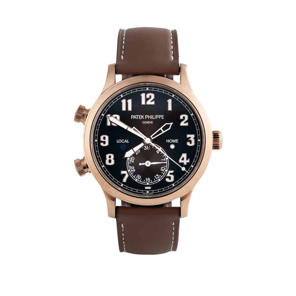 أفضل 20 ساعة باتيك فيليب Patek Philippe في عام 2023 62 Patek Philippe Calatrava Pilot Travel Time 5524R-001
