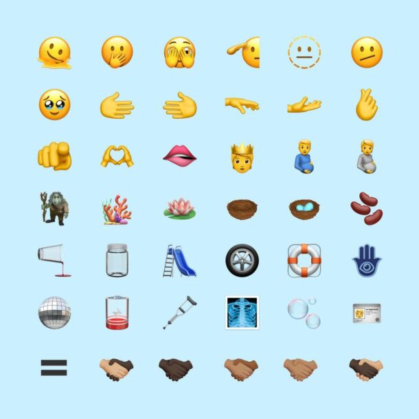 Emojis الجديد في iOS 15.4