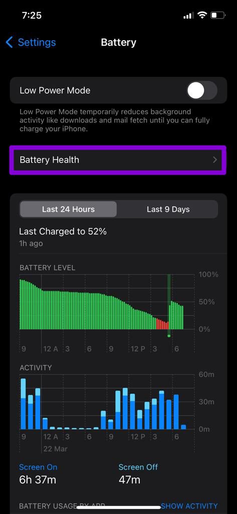 شحن آيفون يخلص بسرعة؟ إليك حل مشكلة استنزاف بطارية آيفون 24 624bcf7c0da0a شحن آيفون يخلص بسرعة؟ إليك حل مشكلة استنزاف بطارية آيفون