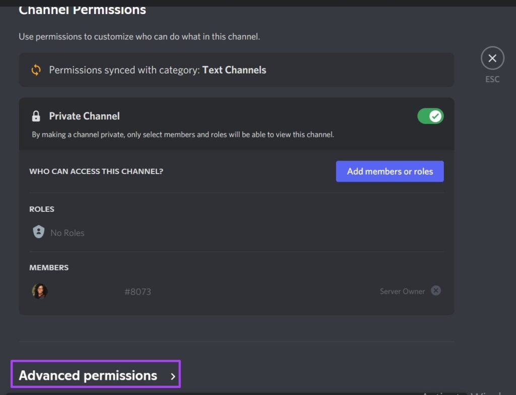 624c782fa8c5f طريقة قفل قناة ديسكورد على الكمبيوتر والجوال (جعلها خاصة)
