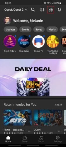 624c7886bfffb VR Oculus Quest 2: طريقة الإرسال إلى الجوال