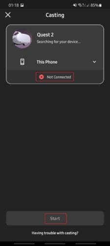 624c78870d68b VR Oculus Quest 2: طريقة الإرسال إلى الجوال