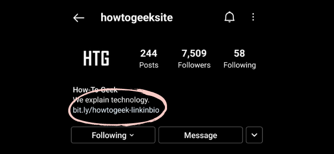 بروفايل انستقرام Howtogeek