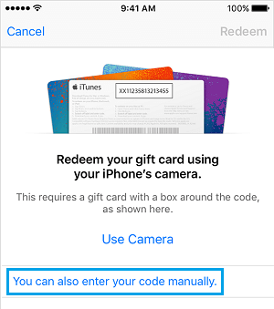 طريقة استرداد قيمة بطاقة هدايا iTunes على آيفون 23 Redeem iTunes Gift Card Manually Link