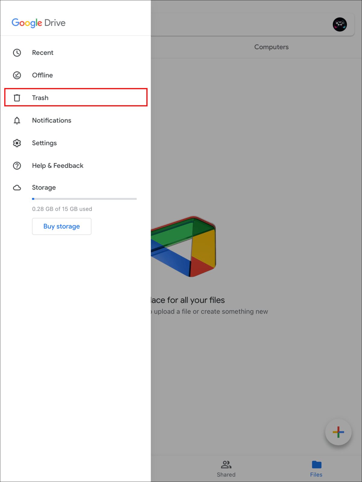 طريقة حذف الملفات من جوجل درايف على كل الأجهزة 113 62540e2b33d39 طريقة حذف الملفات من جوجل درايف على كل الأجهزة