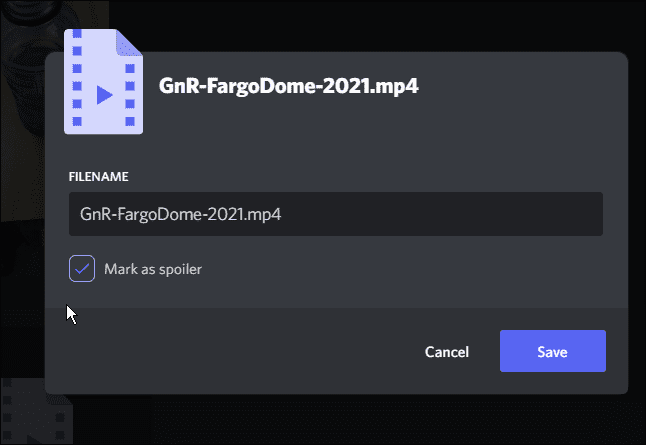 تحرير الفيديو وإرسال ملفات الفيديو على الديسكورد