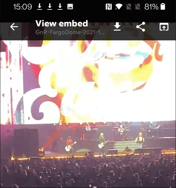 تحميل أشرطة الفيديو الديسكورد التي تم تحميلها