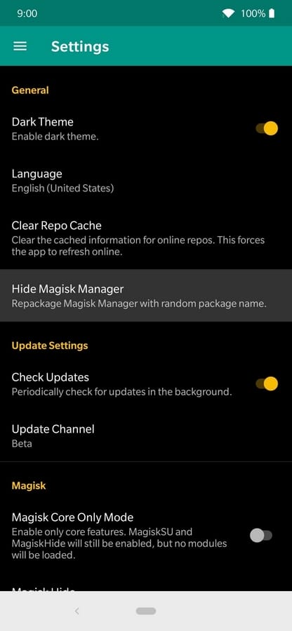 طريقة اخفاء الروت تمامًا باستخدام Magisk