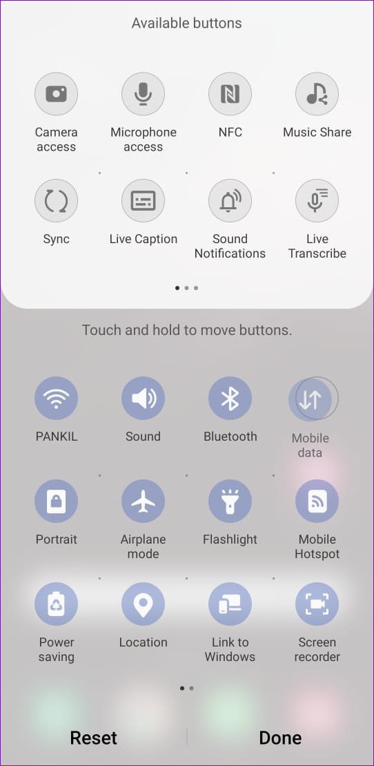 626358e449e03 طريقة استخدام لوحة الإعدادات السريعة على جوالات سامسونج