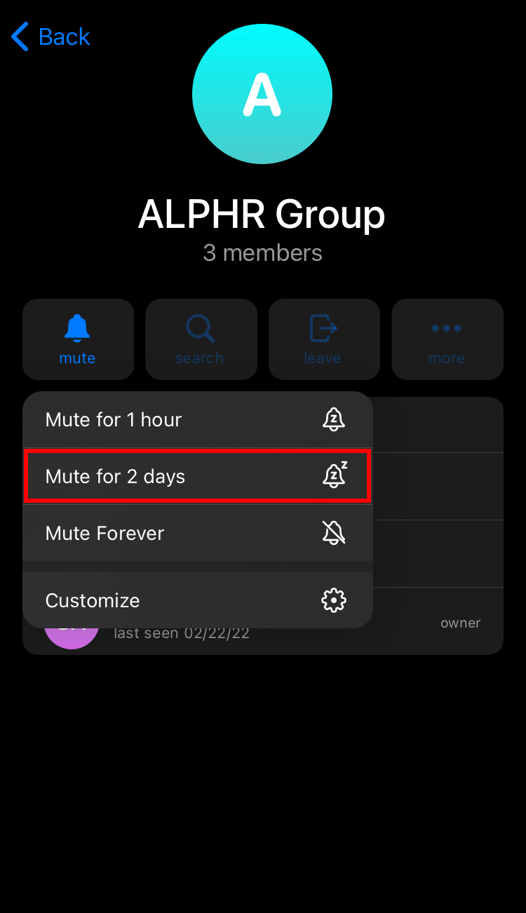 6263dc68261c7 طريقة اخفاء الدردشة في تيليجرام دون حذف