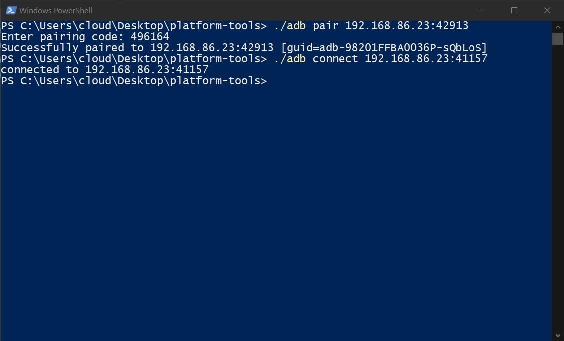 طريقة إعداد تصحيح الأخطاء اللاسلكية على نظام أندرويد 11 لإرسال أوامر ADB بدون كابل USB