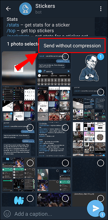 626406e5be262 طريقة إنشاء ملصقات مخصصة لـ تيليجرام