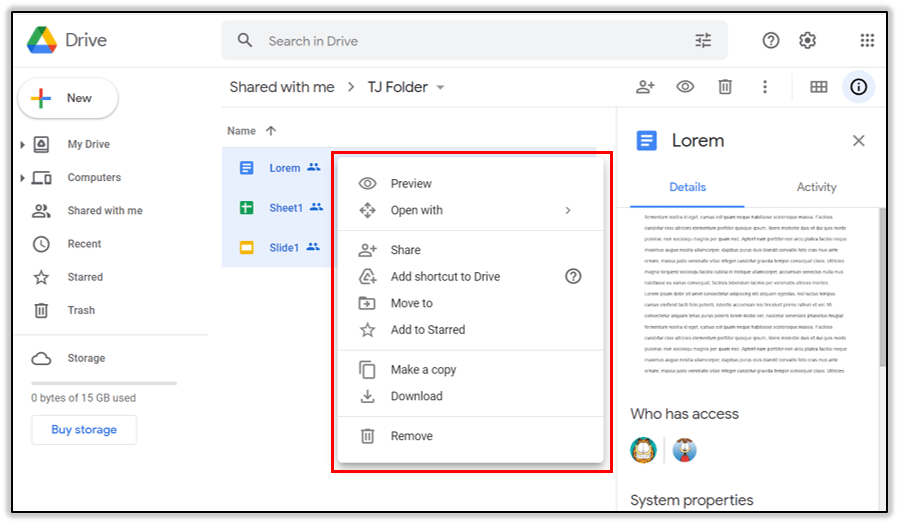626493471a61e نقل الملفات من حساب جوجل درايف إلى جوجل درايف آخر