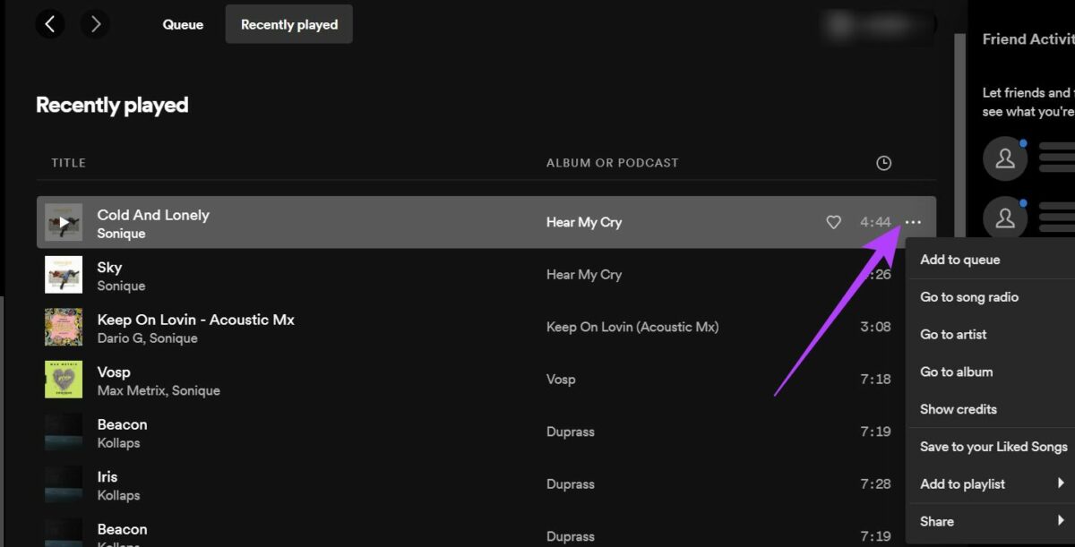 626816ea8e158 كيف أمسح سجل استماع سبوتيفاي الخاص بي