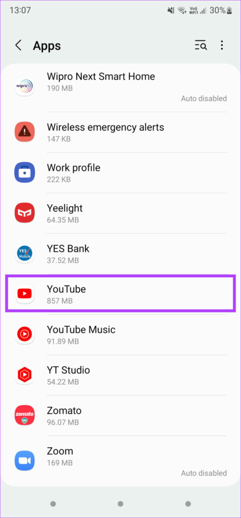يوتيوب settings
